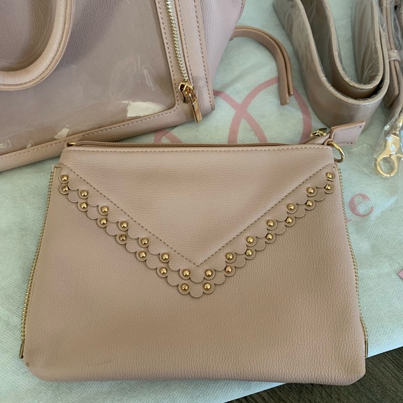 NIP Piper Noble Display Bag Charlotte Satchel in Blush - Picture 11 of 11